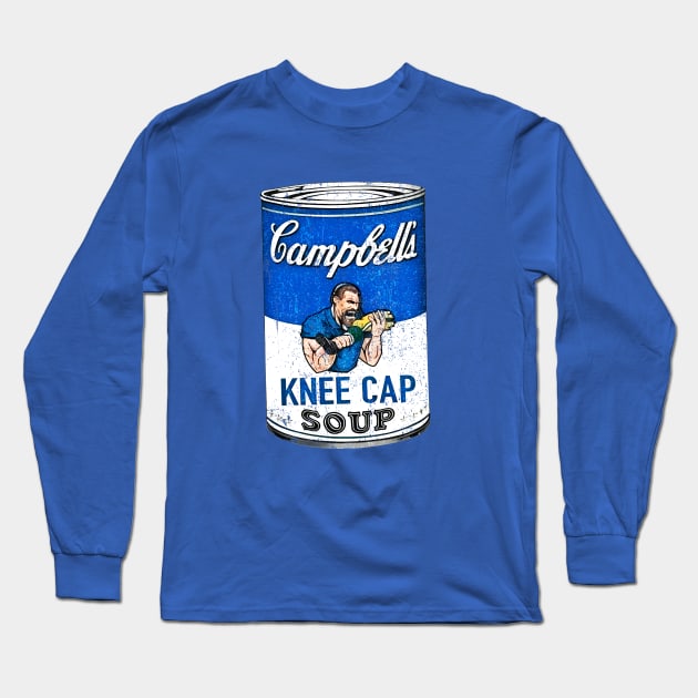 Detroit Lions Dan Campbell's Kneecap Soup Long Sleeve T-Shirt by HannessyRin